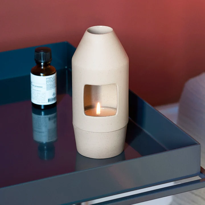 Chim Chim fragrance diffuser, Ø 6.5 x H 14.5 cm, light beige by HAY.