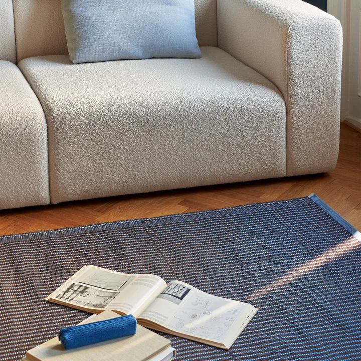 Tapis carpet, 170 x 240 cm, chestnut / blue for HAY .