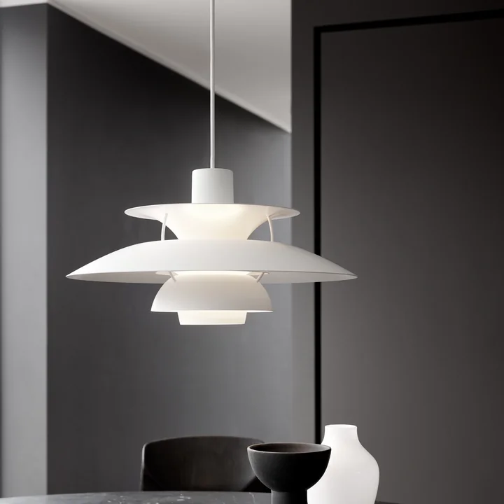 PH 5 pendant light from Louis Poulsen .