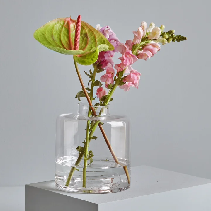 Stackable Vase from Collection with flowers