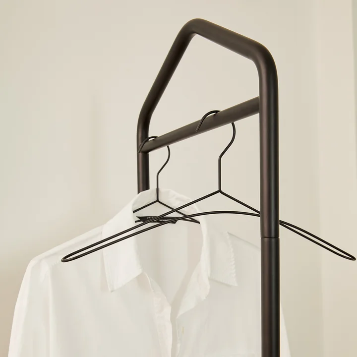 Clothes rail for shirts and hangers