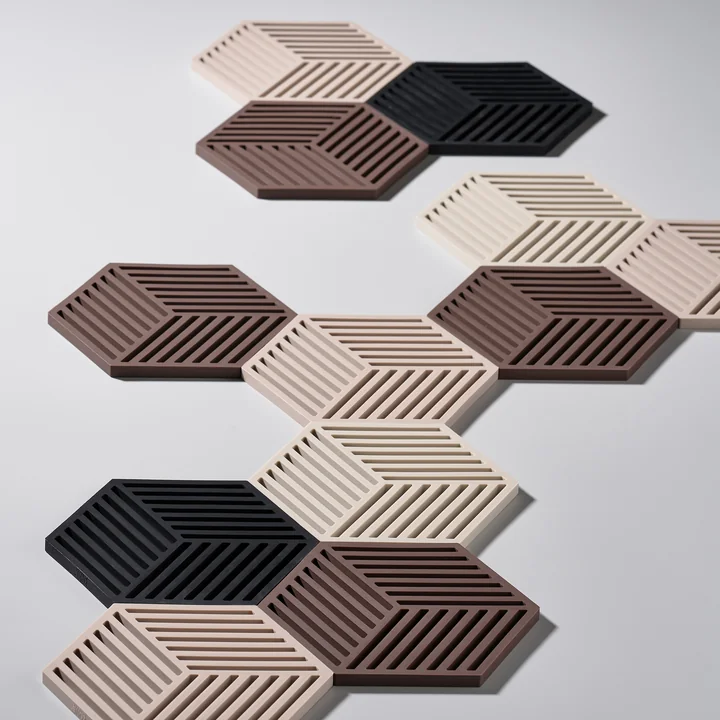 Hexagon Coasters from Zone Denmark