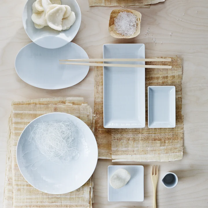 Mesh white dinner set from Rosenthal