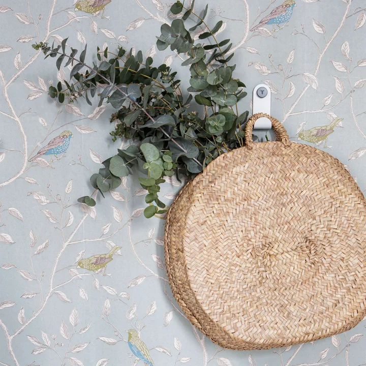 The JO wall hook, cloud white from TipToe for hanging up decorative bags