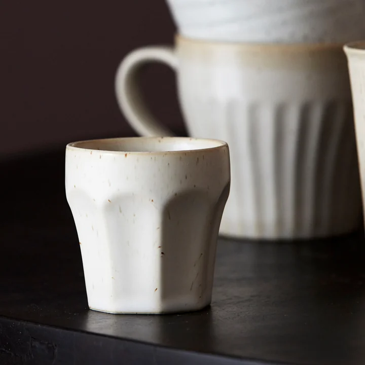 Espresso cup and Berica mug with handle by House Doctor in an ensemble