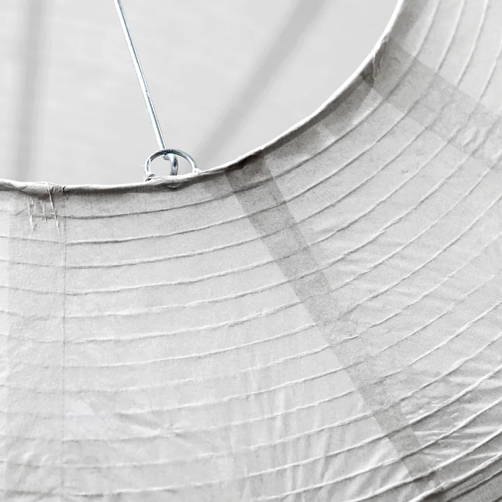 The Bidar lampshade, Ø 81.5 cm, gray by House Doctor is held in place by wire circles