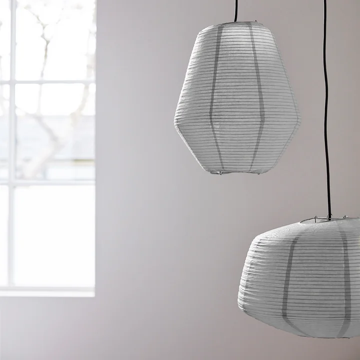 The Bidar lampshade, Ø 36 cm / Ø 50 cm, gray by House Doctor at different heights