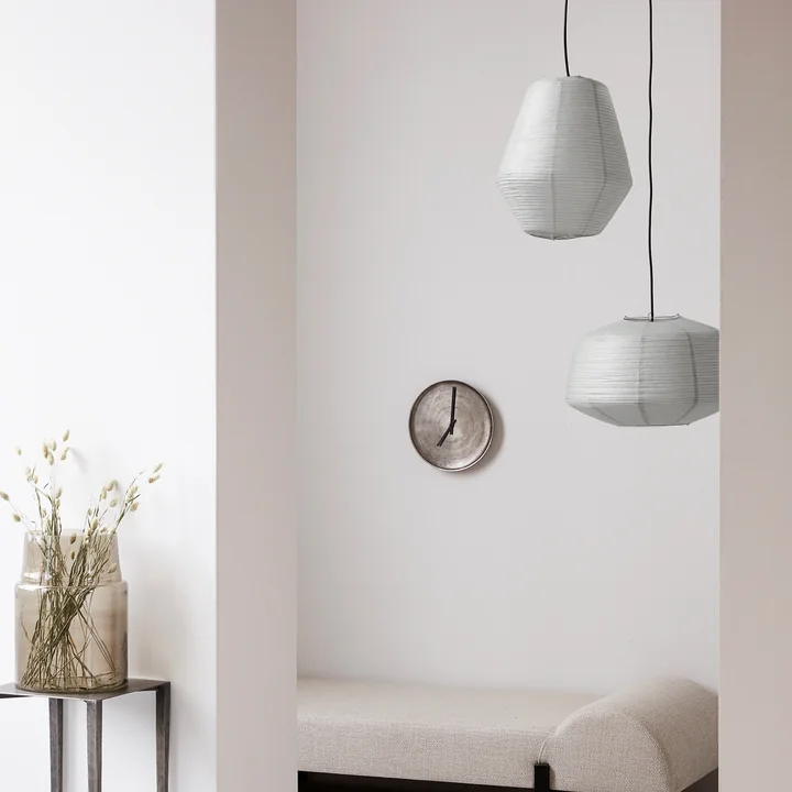 The Bidar lampshade, Ø 36 cm / Ø 50 cm, gray by House Doctor in combination in the living room