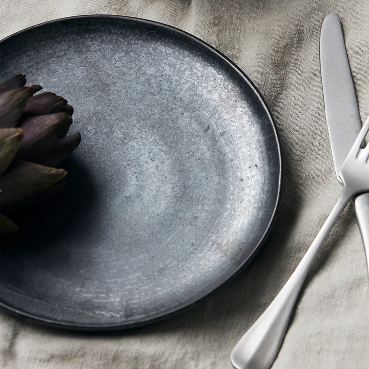 Pion plate, Ø 2 1. 5 cm, black / brown from House Doctor on the table