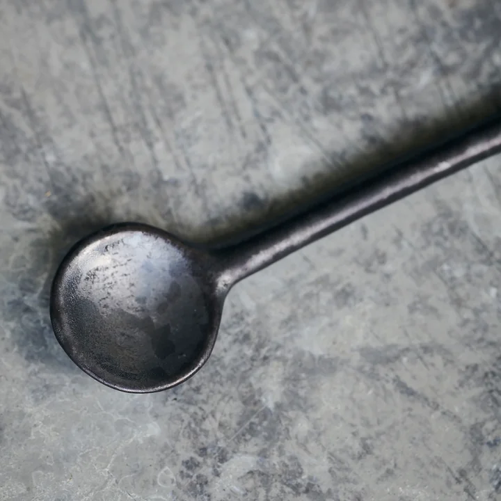 Pion spoon, black / brown by House Doctor in detail