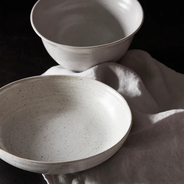 Bowl Pion, Ø 19 cm, grey / white in both variations