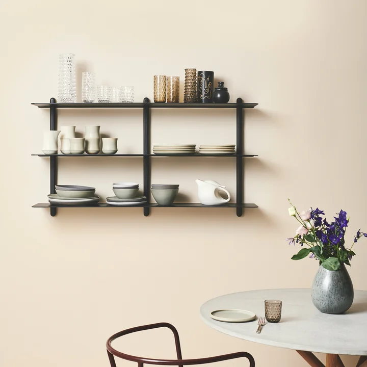 Nivo Wall shelf from Gejst in black