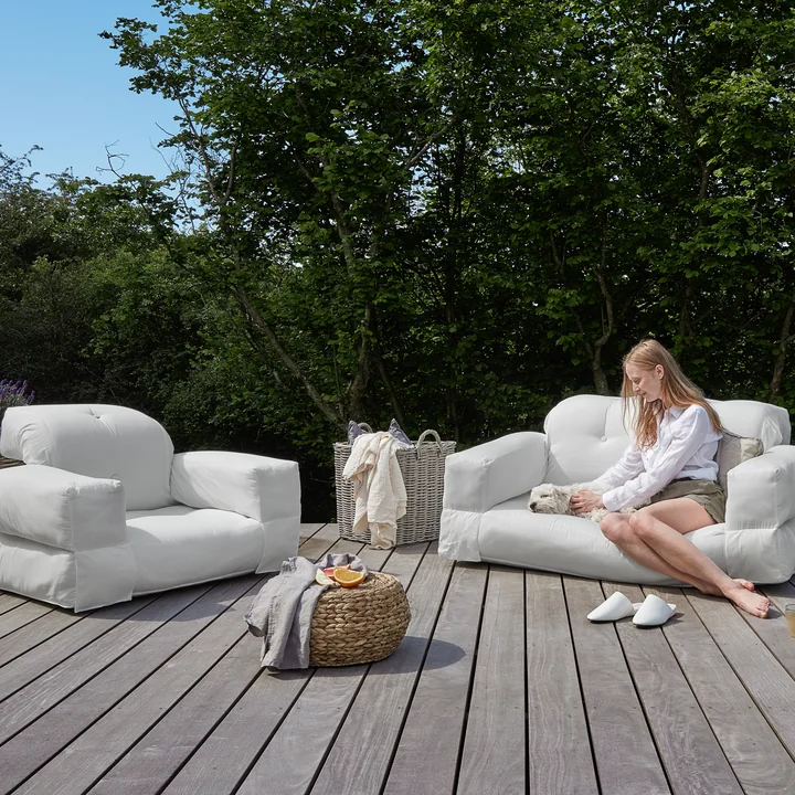 The Hippo OUT products from Karup Design invite you to lounge on the terrace