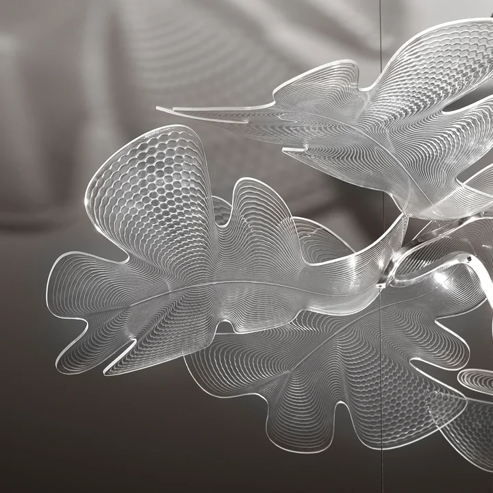 Chlorophilia Sospensione LED pendant lamp by Artemide in aluminum gray