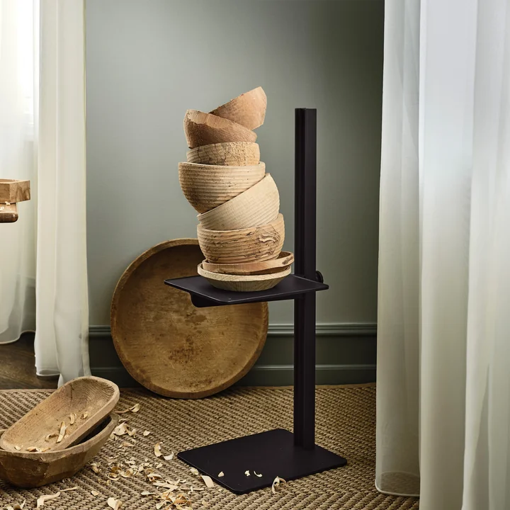 Museum Sidetable by String in dark brown