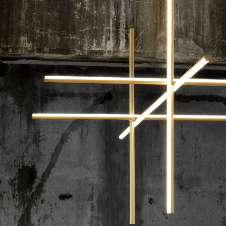 The Coordinates LED pendant light in detail