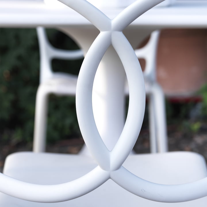 The Sissi chair from Driade in detail