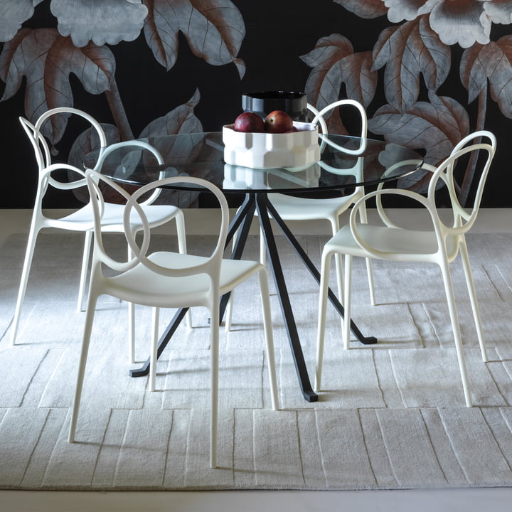 The Sissi armchair in modern café environment