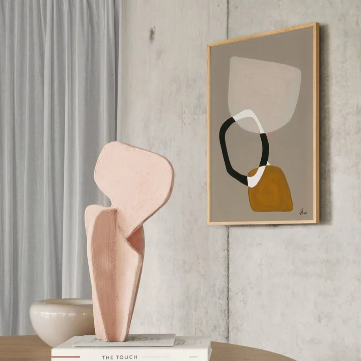 The Composition poster of Paper Collective fits into a variety of interior design styles