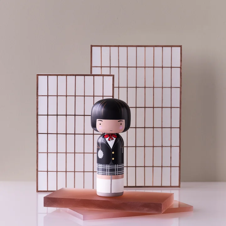Gogo Yubari from Kill Bill as Sketch Inc. wooden figure from Lucie Kaas