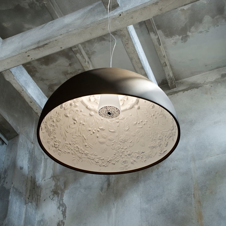 The Skygarden Pendant light from Flos from below