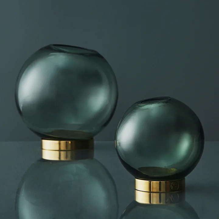 The Globe vase from AYTM in forest in different sizes