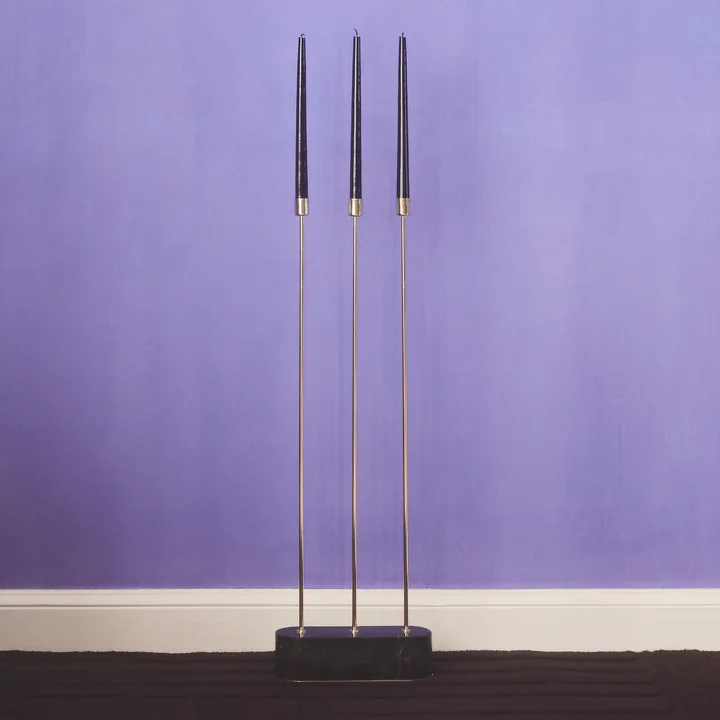 The Grasil candlestick for the floor of AYTM a violet wall