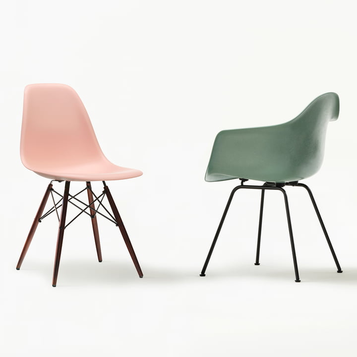 ぽっち Eames Plastic Chair[DSR CH ZF E8] Eames Molded Plastic Side Chair-Wire Base / DSR - CA Modern Home