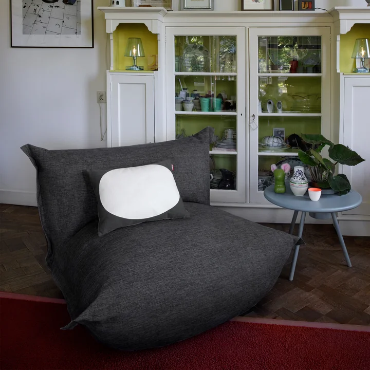 The Bonbaron armchair and Pop Pillow cushion by Fatboy