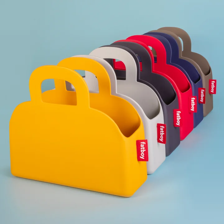The variety of colors of Sjopper-Kees bag from Fatboy