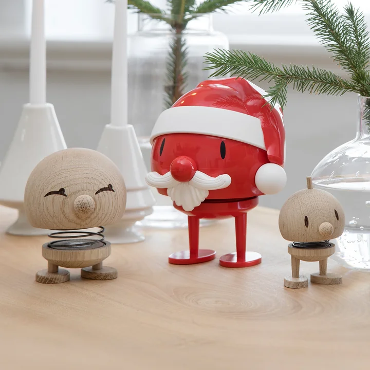 Santa Bumble and Woody Bimble on the Christmas tree