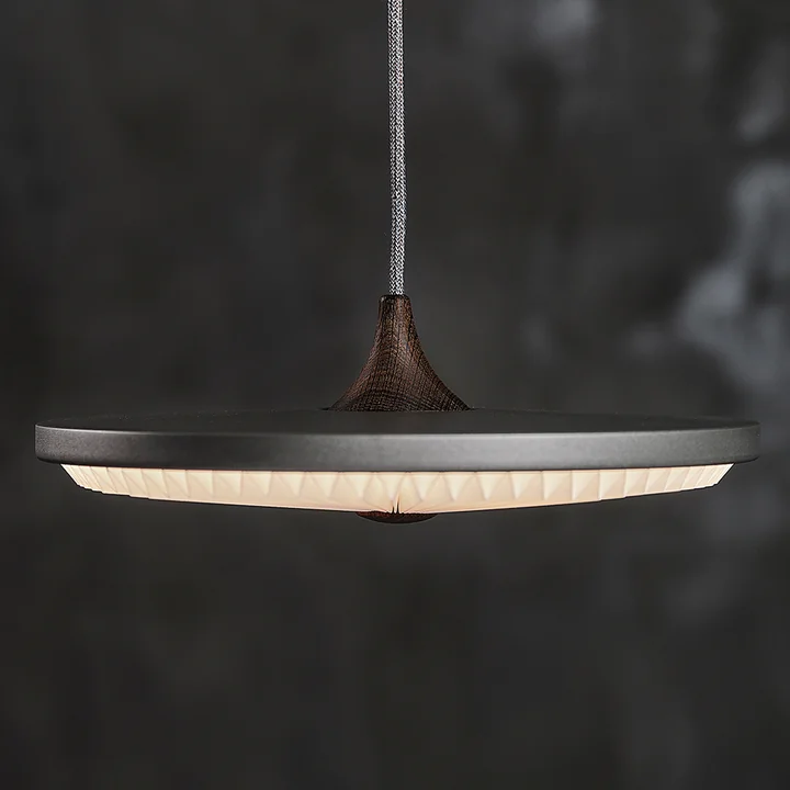 The Soleil LED pendant luminaire from Le Klint is manufactured with respect for the environment