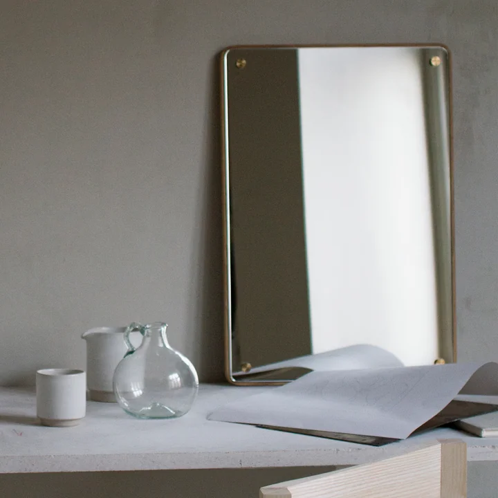 The RM-1 Rectangular mirror from Frama in the study
