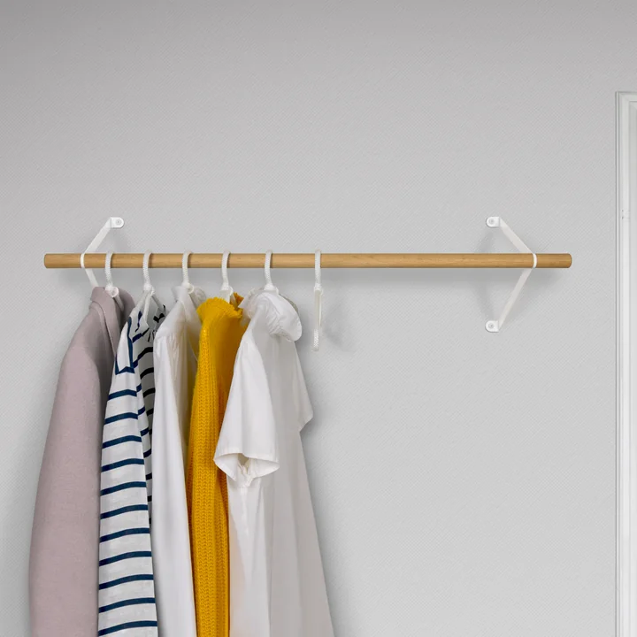 The Lilli wall wardrobe from vonbox sets the scene for the garments