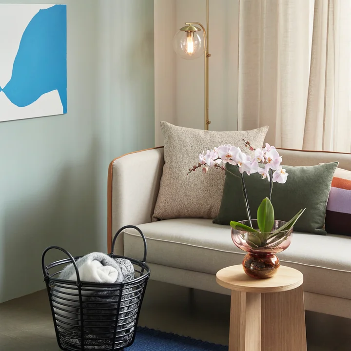 Comfort in the living room with Scandinavian home design from Hübsch Interior