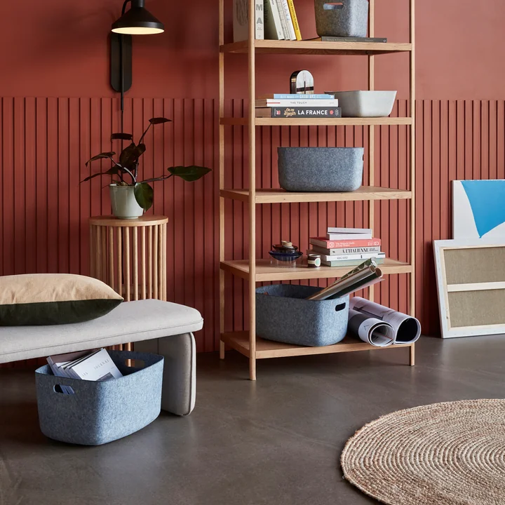 Cosy, nordic living room ambience with Hübsch Interior