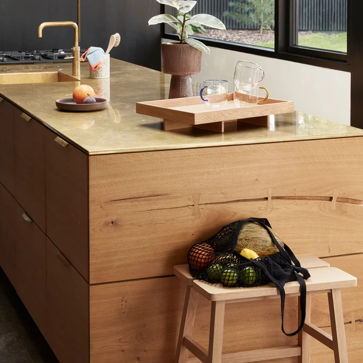 Scandinavian kitchen design in wood