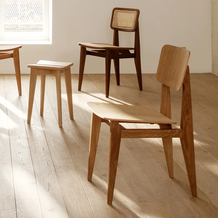 Timeless wooden chairs in ambience