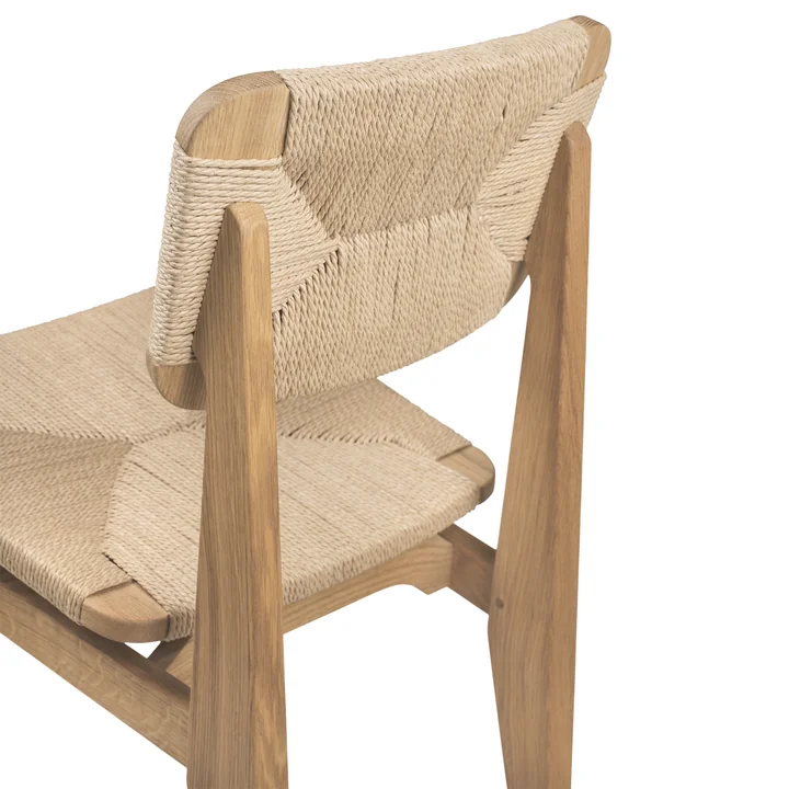 The C-Chair Dining Chair Paper Cord Chair by Gubi