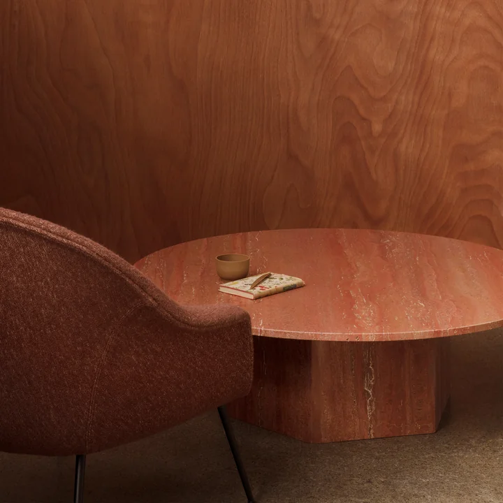 The Epic Coffee Table in rust-red design