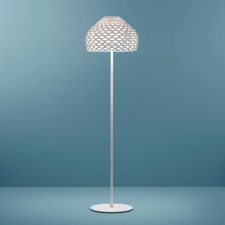 The Tatou floor lamp from Flos in white