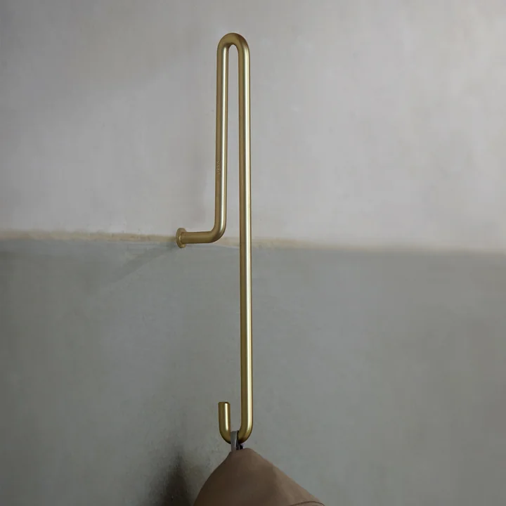 The Wall Hook wall hook in matt gold