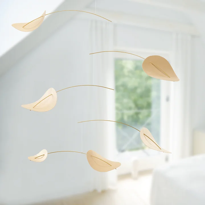 Beautiful, airy wooden mobile