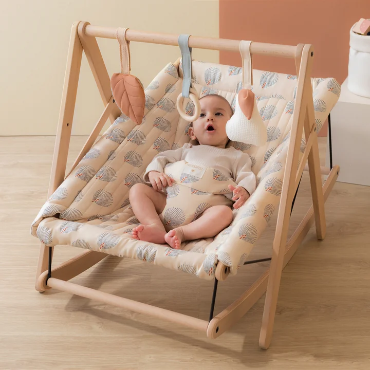 Growing Green Baby bouncer and play bow