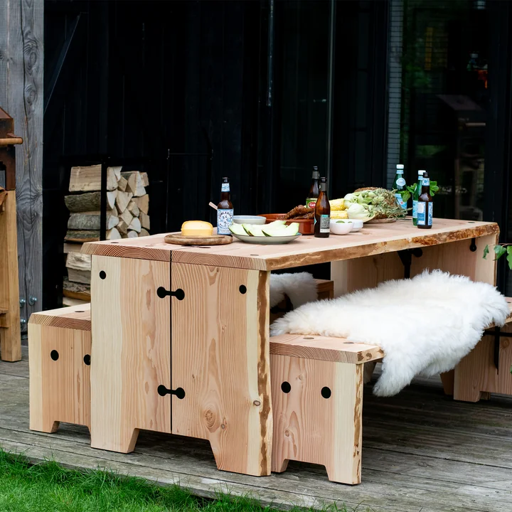Forestry garden furniture from Weltevree celebrates outdoor living