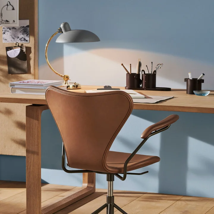 Elegant desk lamp in classic Bauhaus style