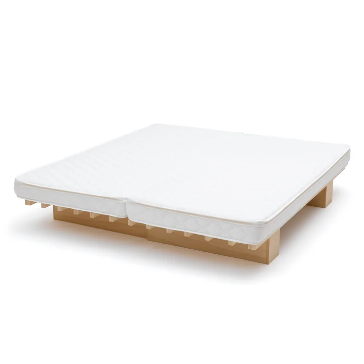Ergo Falt Folding mattress 90 (180) x 200 cm from Tojo quilted in white