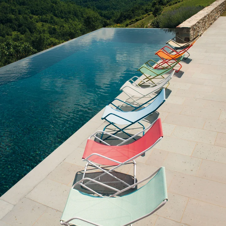 The Bahama deckchair from Emu in its different colours
