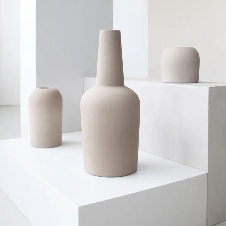 Natural terracotta vase