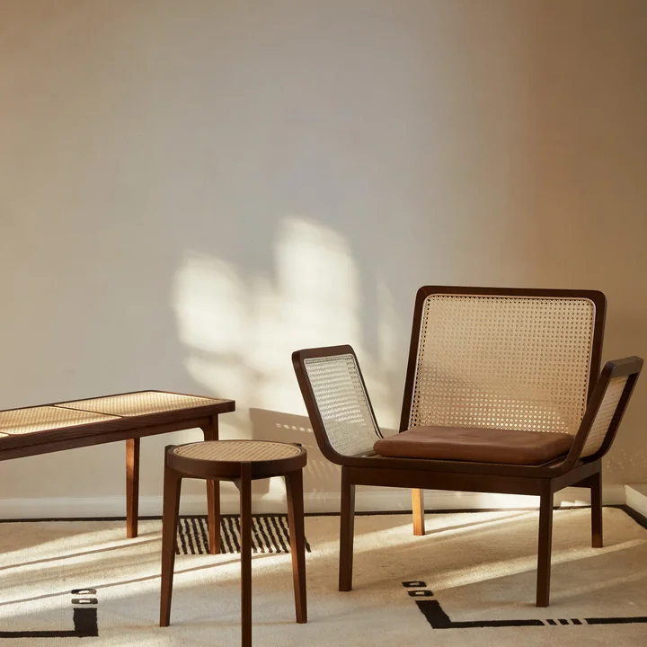 Rattan furniture in French colonial style